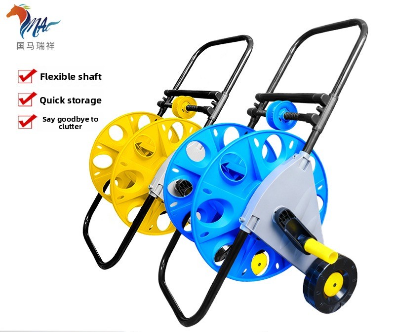 حامل خرطوم مياه يدوي جديد الأك - مراجعة Electric Reel وسعره