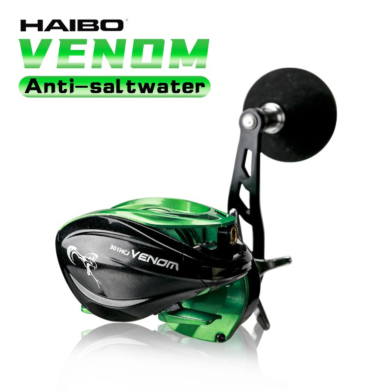 HAIBO VENOM مكافحة المياه الما - مراجعة Ice Fishing Reel وسعره