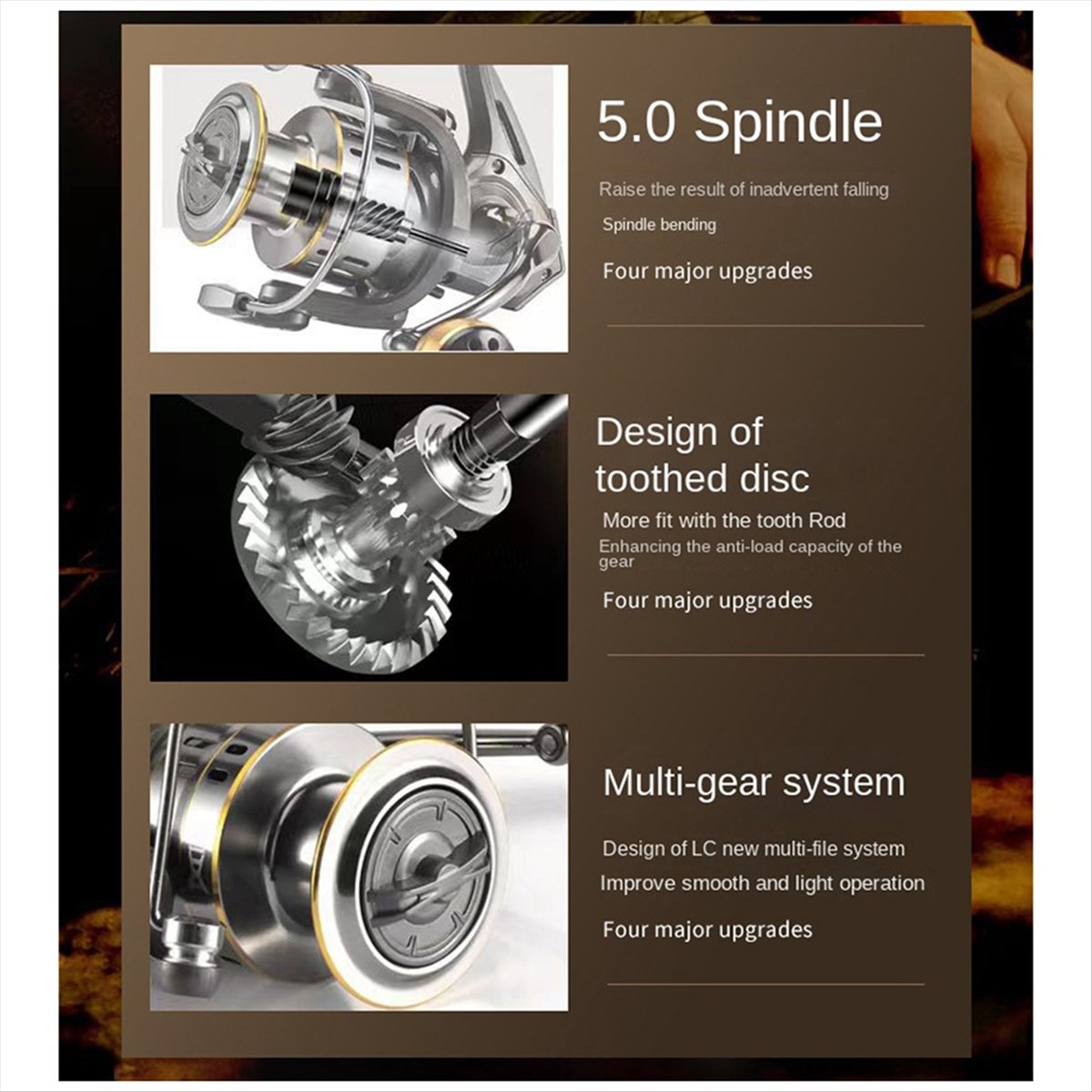 بكرة صيد T34C بتصميم جديد، مقا - مراجعة Reel Handle وسعره