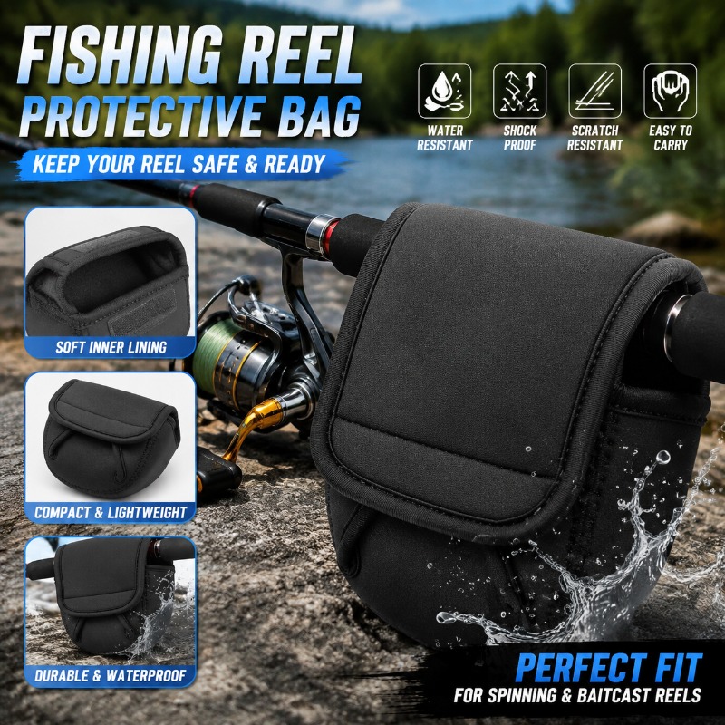 حقيبة واقية لبكرة الصيد، حافظة - مراجعة Reel Bag وسعره