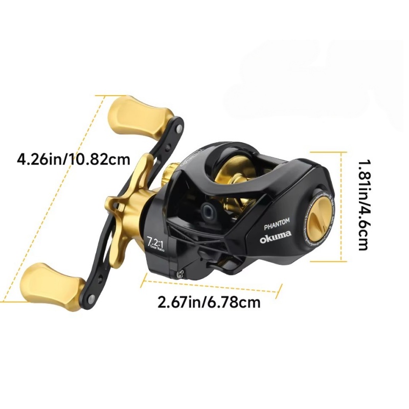 بكرة صيد OKUMA Baitcaster بقوة - مراجعة Surf Reel وسعره